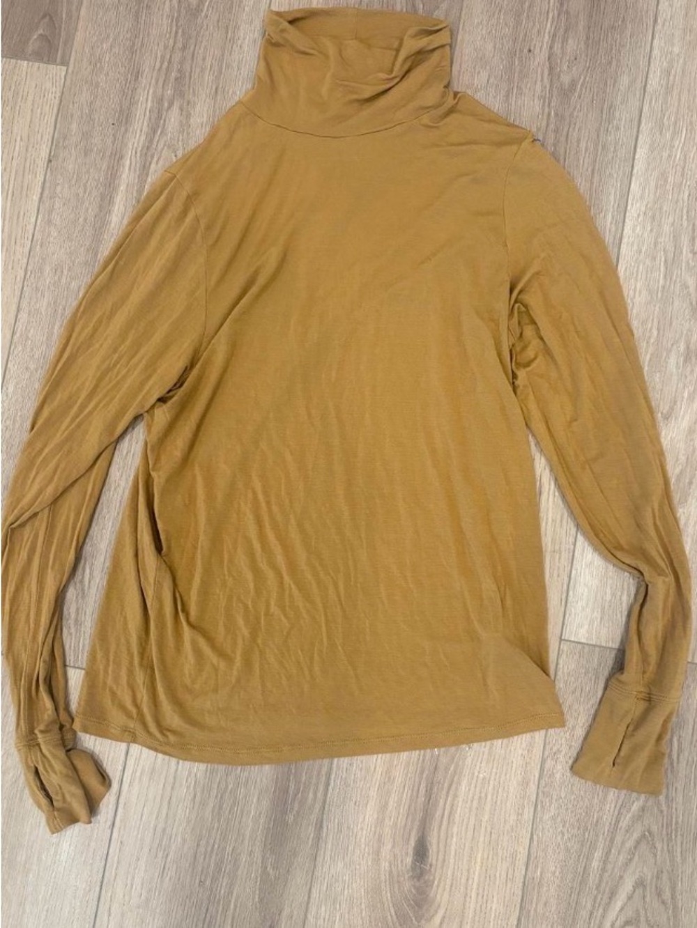 aerie OFFLINE Lightweight Top in Mustard
